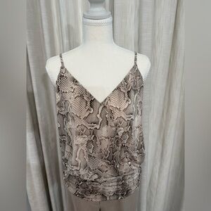 Snake Print Top - White House Black Market